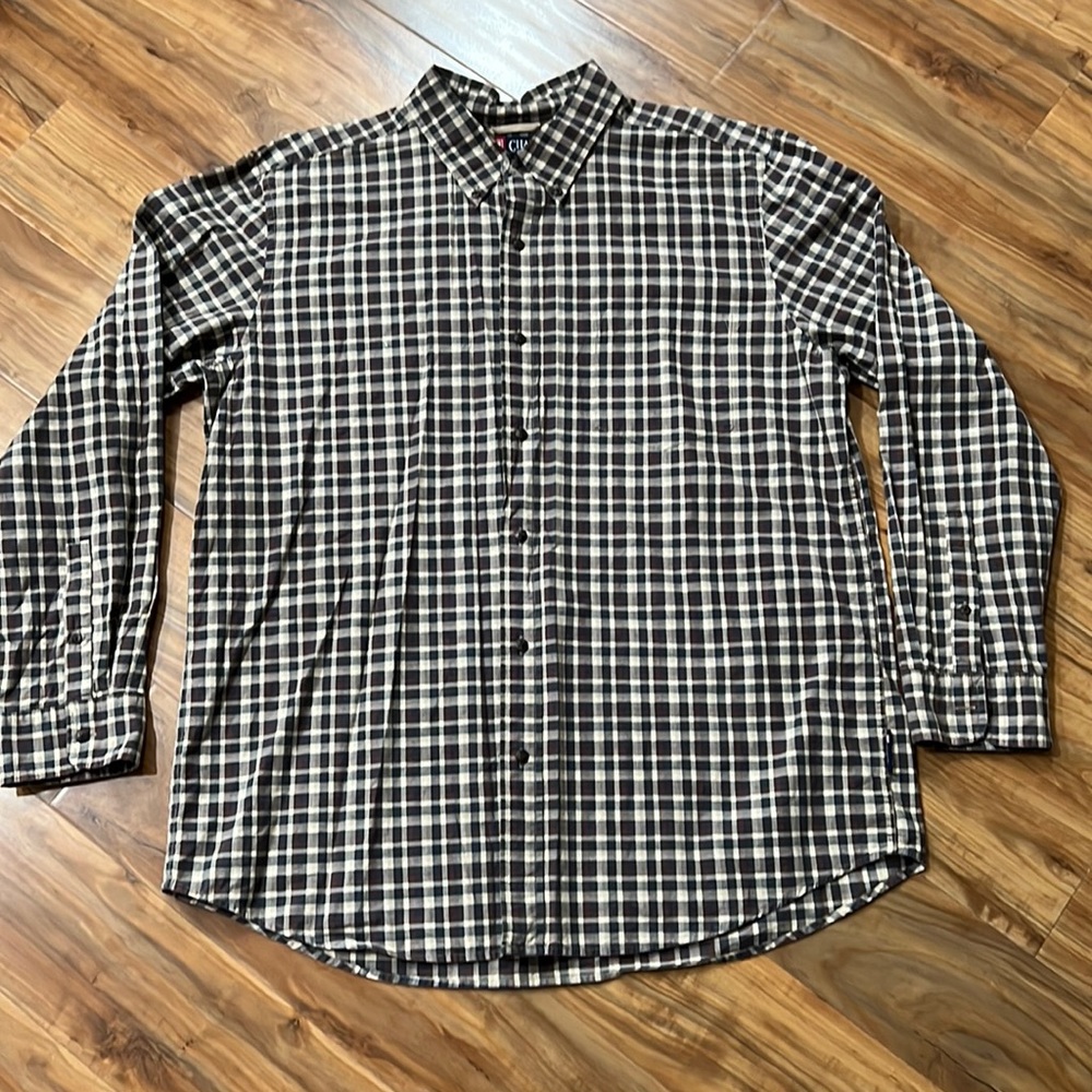 Chaps Long Sleeve Dress Shirt, Men’s Size XL